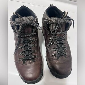 Women’s Timberland Brown Leather Hiking Boots SZ 10